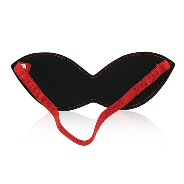 OHMAMA FETISH - BLACK-RED MASK WITH CLAMPS 4